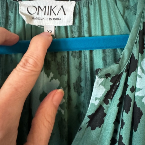 NWOT Anthropologie Omika Rivera Midi dress in emerald - Picture 2 of 6